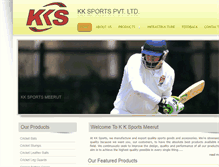 Tablet Screenshot of kksports.co.in